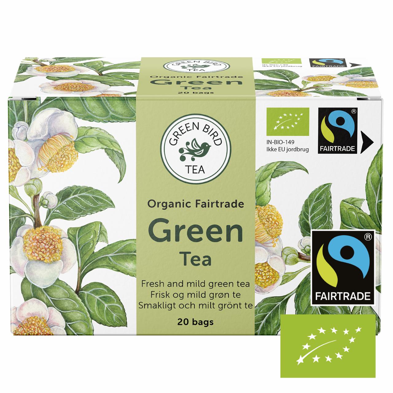 Green Bird Green Tea Økologisk Fairtrade 